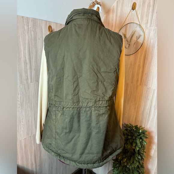 Snobbish Olive Army Green Women's Lined Vest - Picture 2 of 9